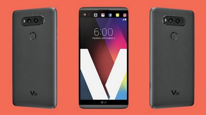 detalhes LG V20