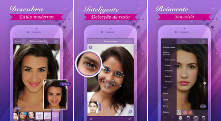 embelezar seu rosto nas selfies