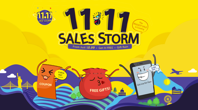 chuva de ofertas gearbest