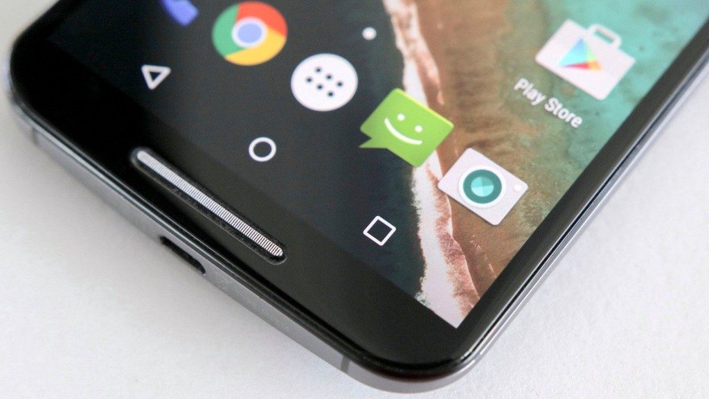 Barra de navegação Android do Moto X: botões virtuais. Imagem: Android Pit