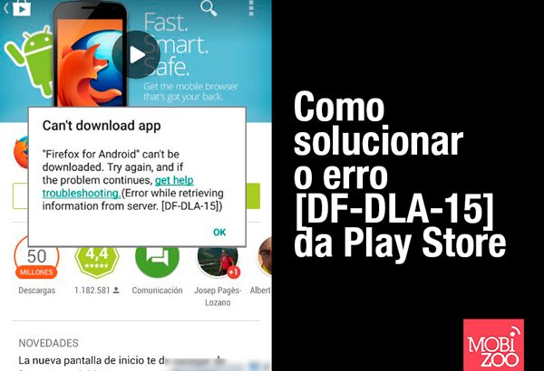 erro df dla 15 play store