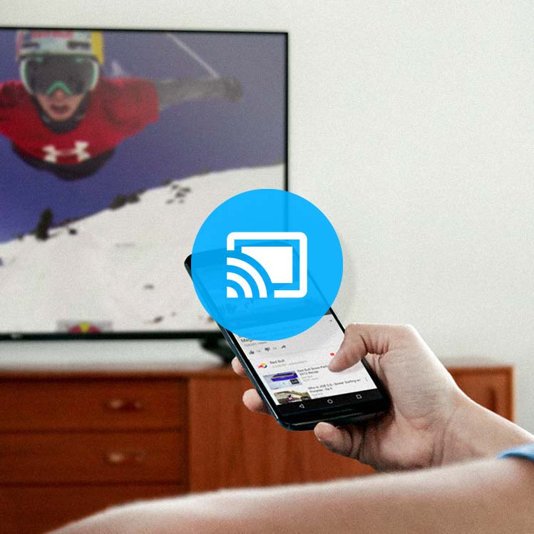 como transmitir videos do android para a tv