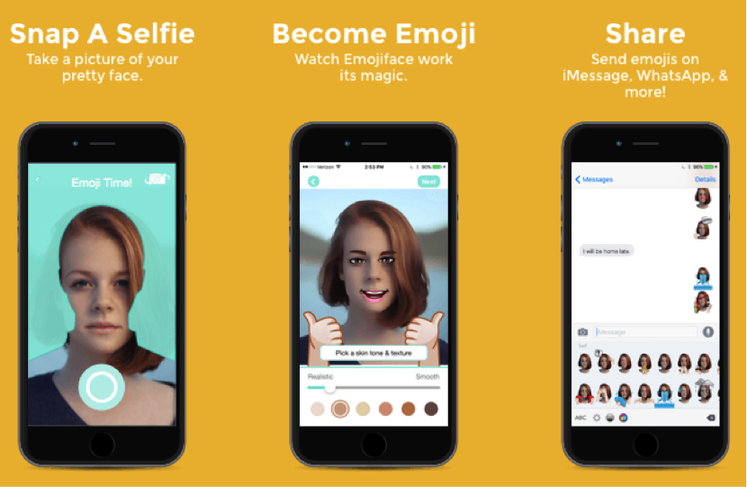 EmojiFace app emojis