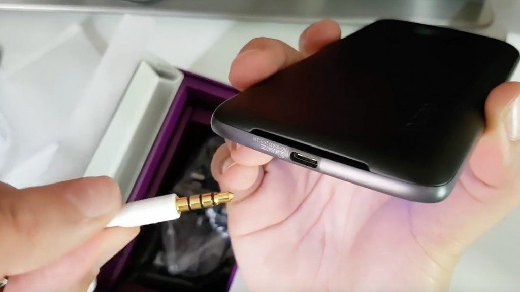 fones de ouvido moto z