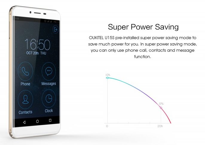 oukitel-u15s-power-saving