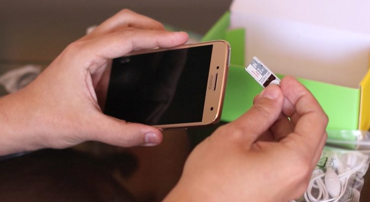 microSD no Moto G5 Plus