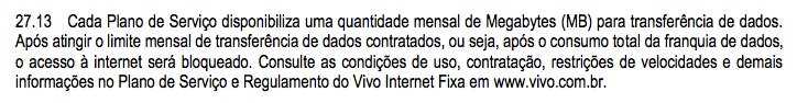 franquia VIVO Internet