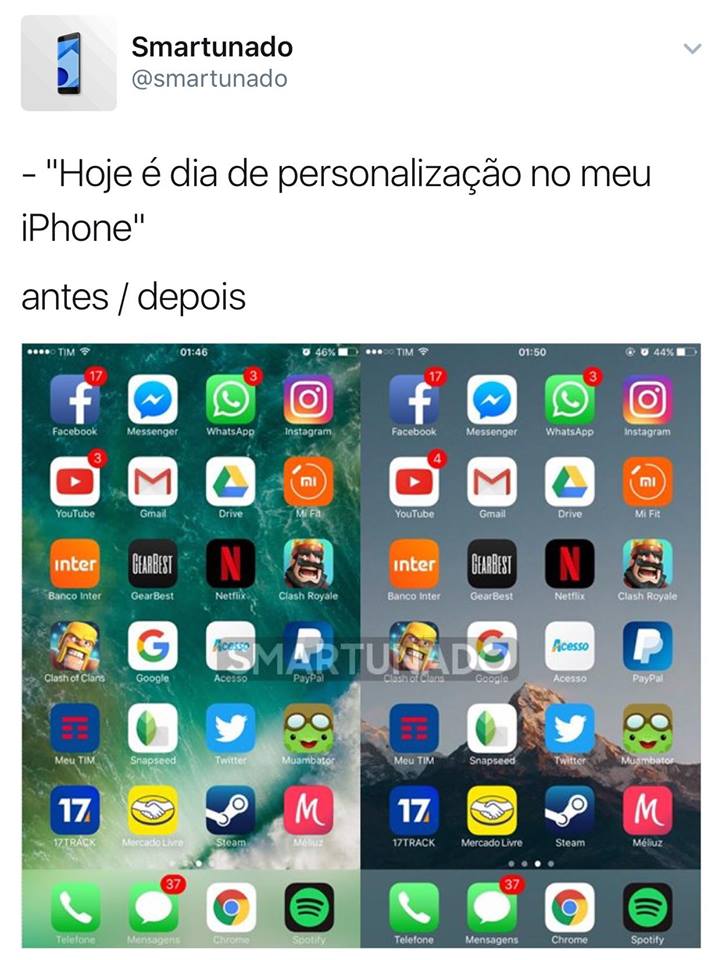 personalizar o iphone