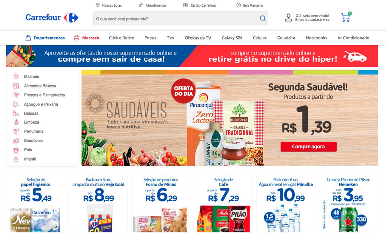 Supermercado online Carrefour