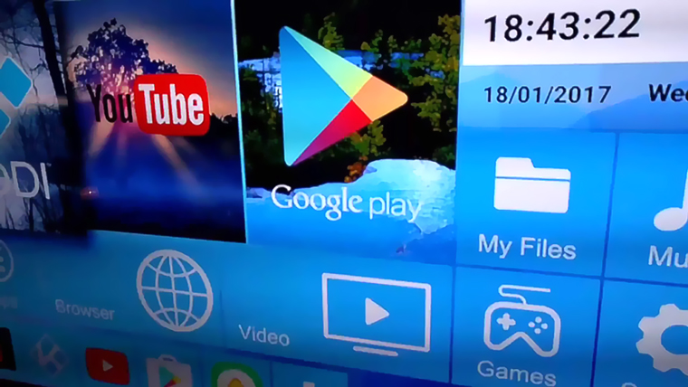 Interface da TV Box H96 Pro+ - Mobizoo