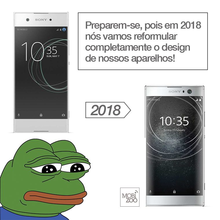 Linha Sony Xperia 2018 - Humor / Mobizoo