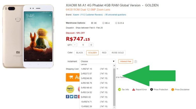 Promoção de Carnaval GearBest