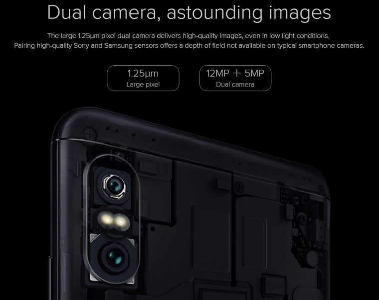 Xiaomi Redmi Note 5: recursos da câmera