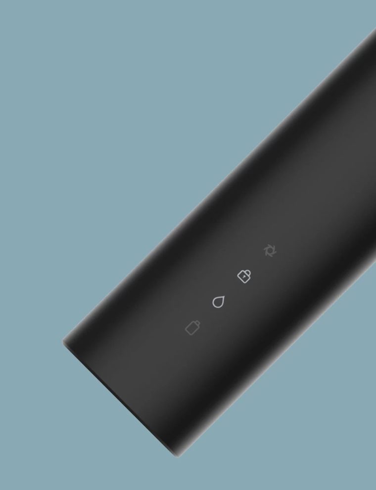 Barbeador Xiaomi Mijia: display LED