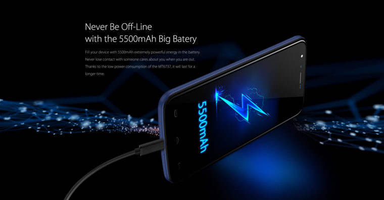 Homtom HT50: bateria enorme