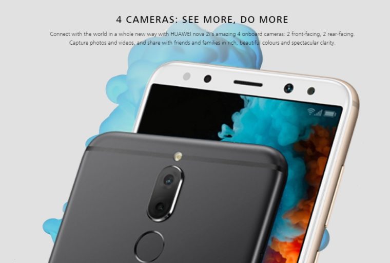 Huawei Nova 2i: câmeras