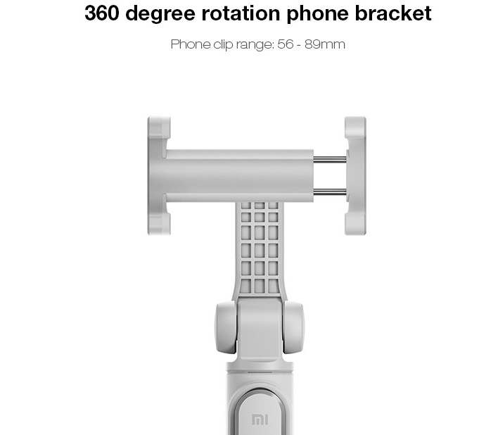 Xiaomi Selfie Stick: encaixe do celular