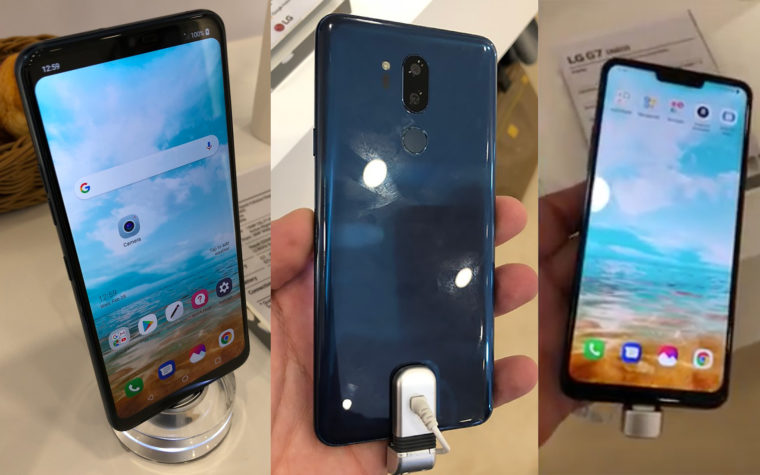 LG G7 flagrado durante o MWC 2018
