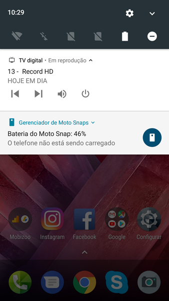 Moto Snap TV Digital: áudio disponível mesmo com a tela desligada - Review / Mobizoo