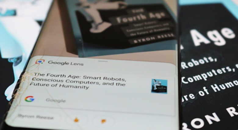 Google Lens em português, rodando no Galaxy S8