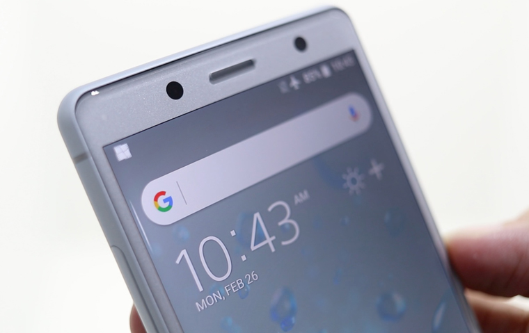 Hands-on Xperia XZ2 Compact: tela