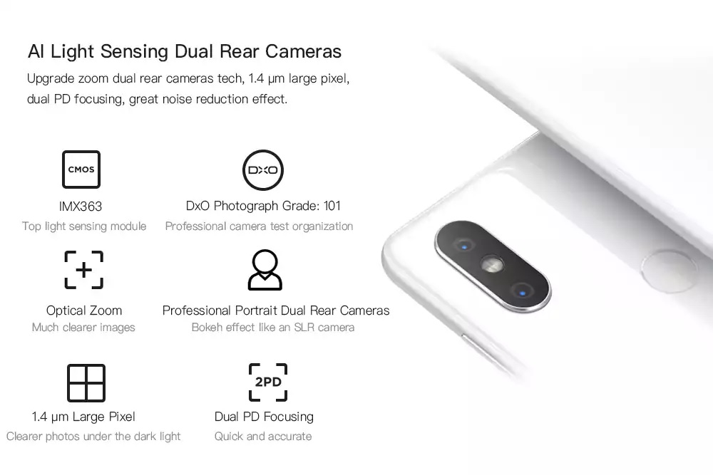 Xiaomi Mi Mix 2S: câmera dupla