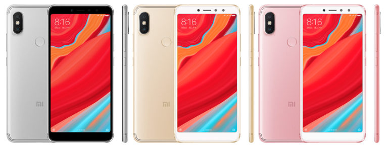 Xiaomi Redmi S2: cores disponíveis