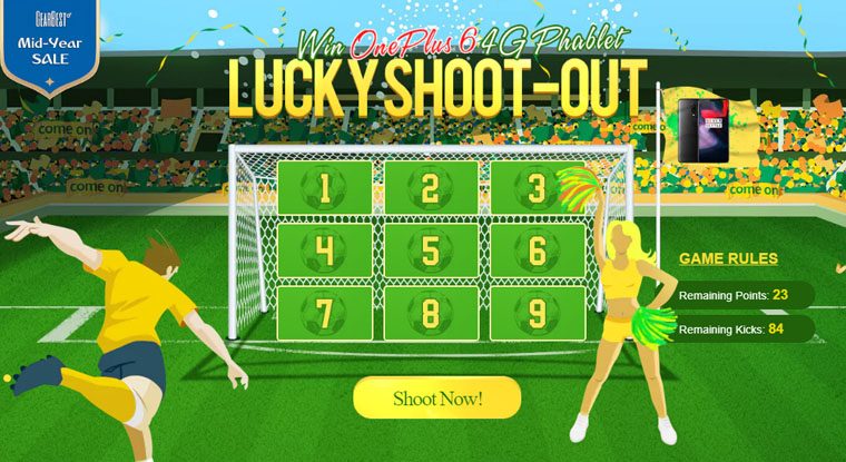 Promo GearBest Copa do Mundo 2018 Jogo da Sorte