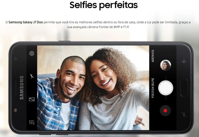 Galaxy J7 Duo: Cãmeras