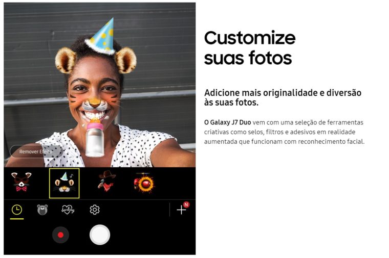 Galaxy J7 Duo: Recursos de Cãmeras