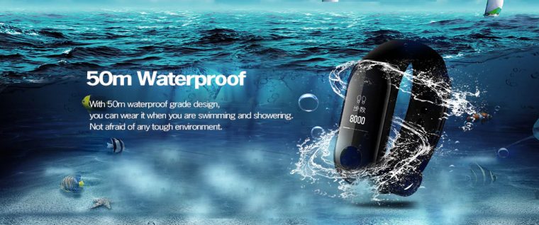 Xiaomi Mi Band 3: resistência à água