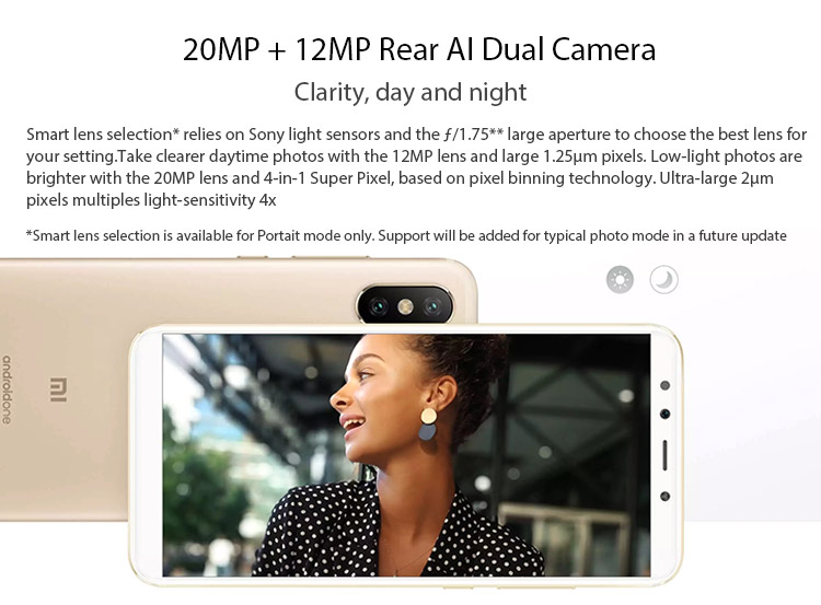 Xiaomi Mi A2: Câmera