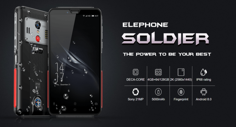 Elephone Soldier: Destaques