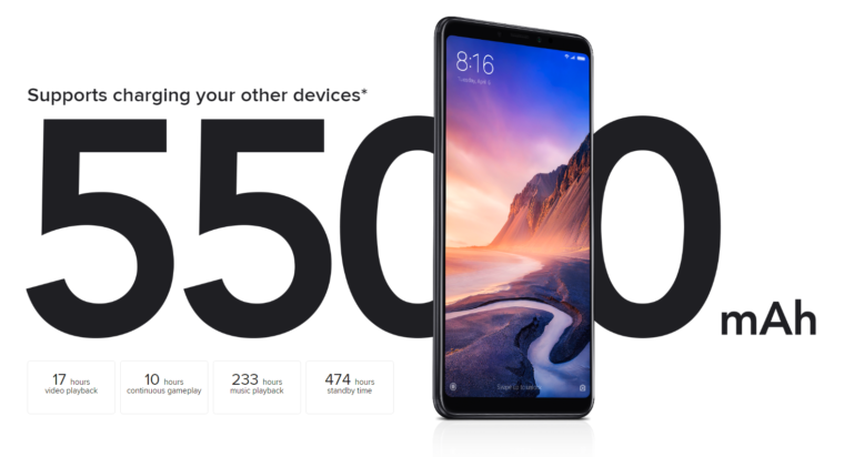 Xiaomi Mi Max 3: Recursos