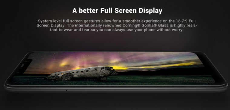 Xiaomi Pocophone F1: Design e construção