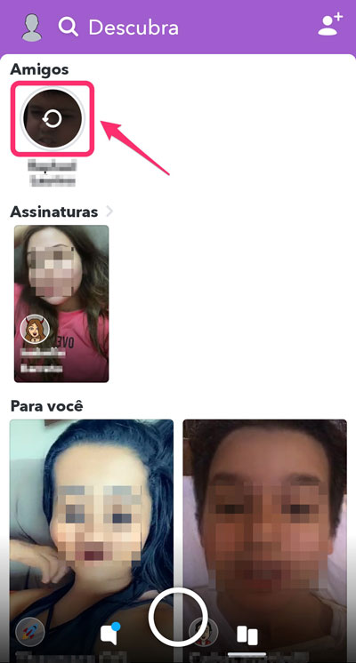 Como colocar o filtro de bebê no seu Snapchat - passo 2