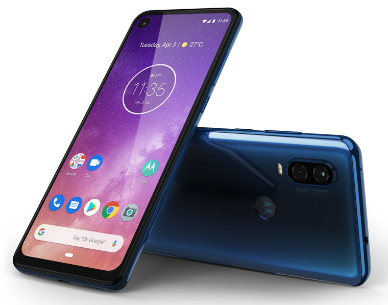 Motorola One Vision: design e construção Motorola One Vision: design e construção