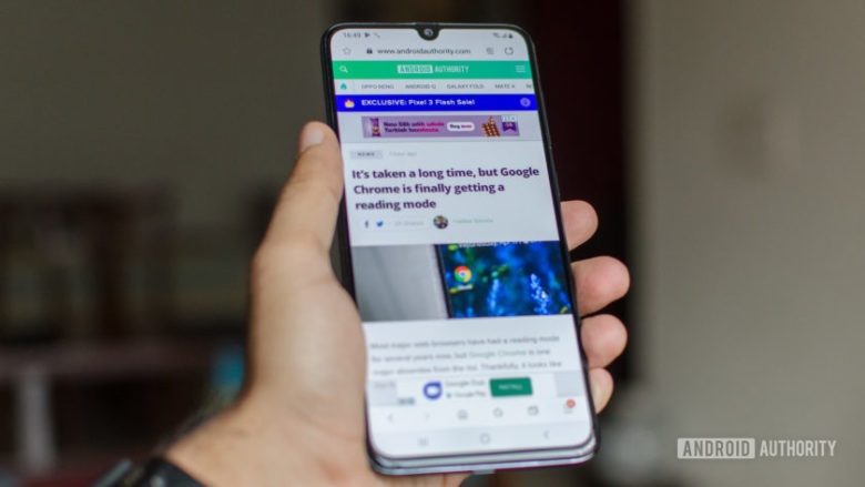 Galaxy A70 tela