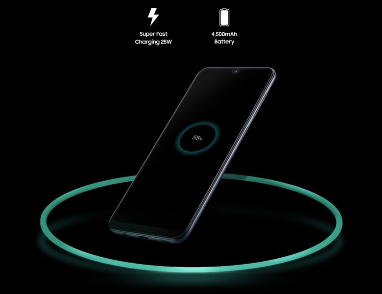 Galaxy A70 - bateria