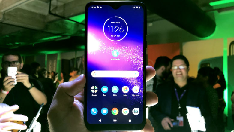 Motorola One Macro: tela Motorola One Macro: tela