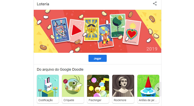 Críquete volta entre os jogos conhecidos do Google Doodle