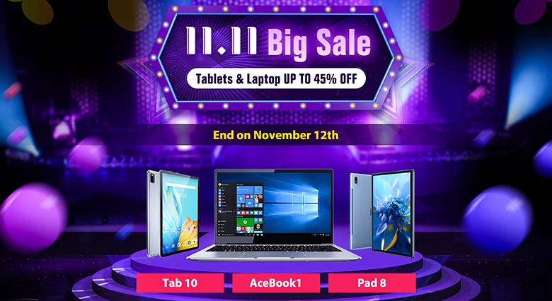 Tablets e notebook da Blackview em promoção no 11/11