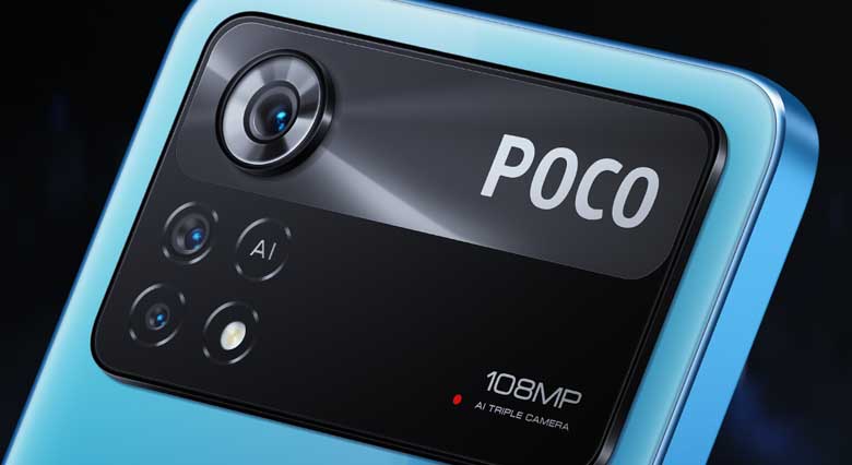 Imagem das câmeras do Poco X4 Pro