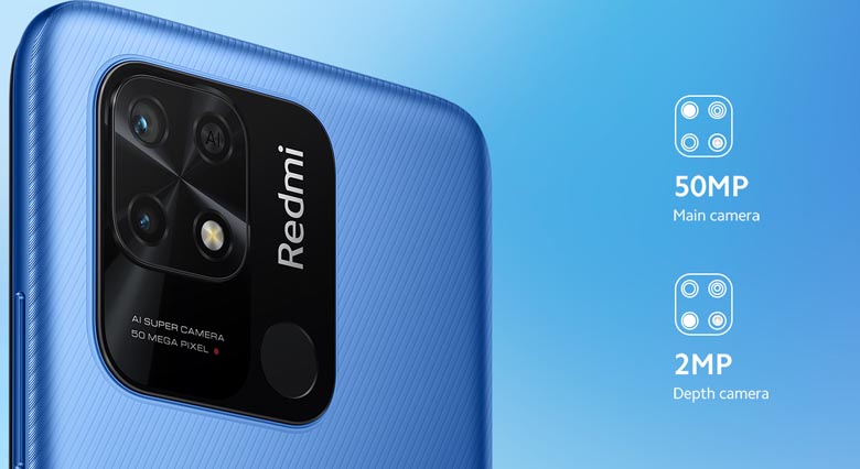 Câmeras do Xiaomi Redmi 10C
