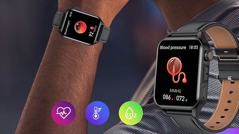 Smartwatch Blulory Watch AE - Monitoramento de saúde