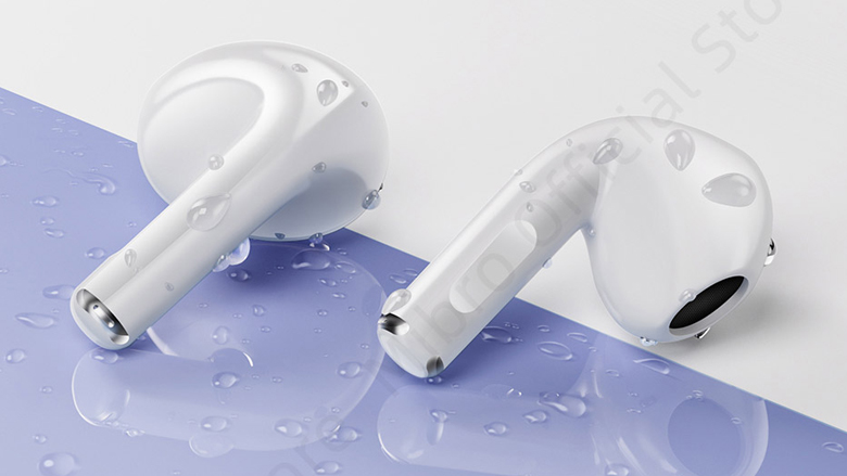 imagem para ilustrar a proteção contra água do Mibro Earbuds4