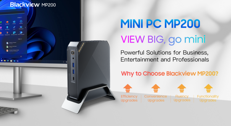 Mini PC Blackview MP200 é potente, compacto e barato - Mobizoo