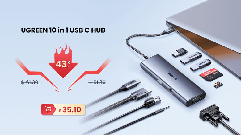 Hub USB-C 10-em-1