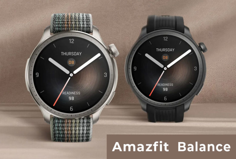 Amazfit Balance - Opções de cores e pulseiras