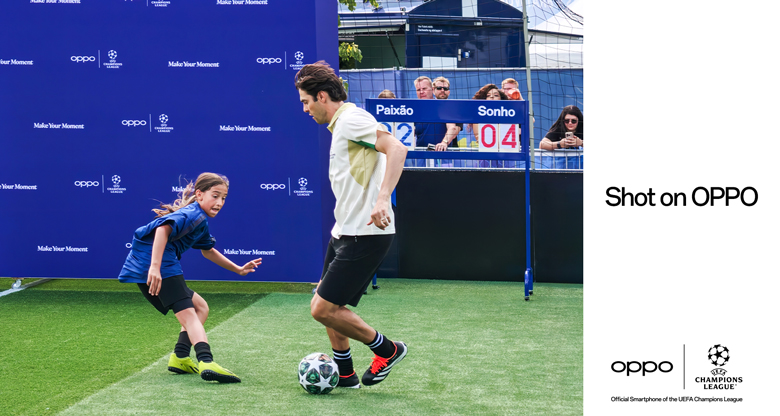 Kaká joga partida beneficente promovida pela OPPO